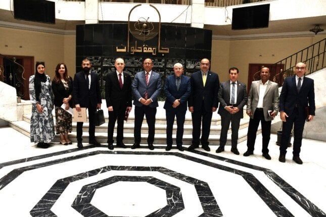 السفير البلغاري يزور جامعة حلوان
