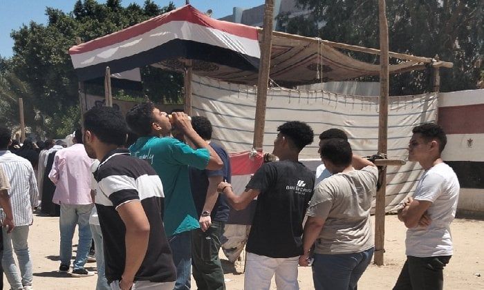 تباين بين طلاب الثانوية العامة بالفيوم حول امتحان الرياضيات البحتة