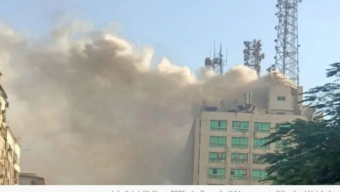تشكيل لجنة هندسية لبيان مدى تأثر مبنى سنترال رمسيس بالحريق