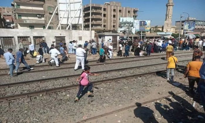مصرع سيدة وإصابة شقيقتها أسفل عجلات قطار قويسنا بالمنوفية