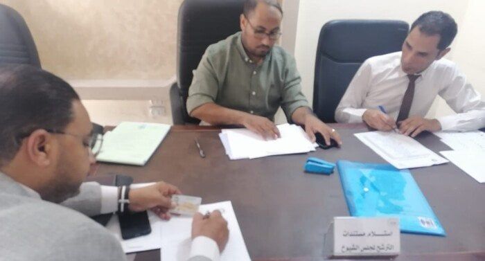 3 مرشحين حتى الآن.. لجنة تلقي طلبات الترشح للشيوخ بالبحر الأحمر تواصل عملها