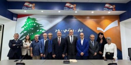 جبور التقى وفدا من وزارة الاعلام برئاسة فلحة وبحث معه اوضاع الوزارة والعاملين فيها - بوابة اخر ساعة