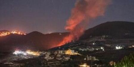 الطيران الاسرائيلي شن غارة ثانية في نفس مكان الغارة السابقة في اطراف بلدة ارزاي في الجنوب - بوابة اخر ساعة