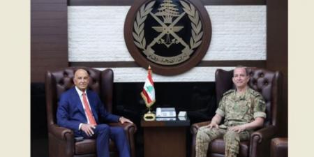 قائد الجيش استقبل برّاك وبحث معه الأوضاع العامة في لبنان والمنطقة - بوابة اخر ساعة