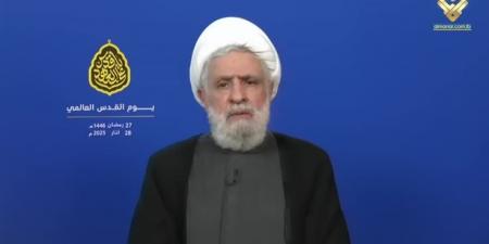 قاسم: لم ننسق مسبقا مع حماس وطوفان الأقصى فاجأ قيادات الحركة وإيران #عاجل - بوابة اخر ساعة