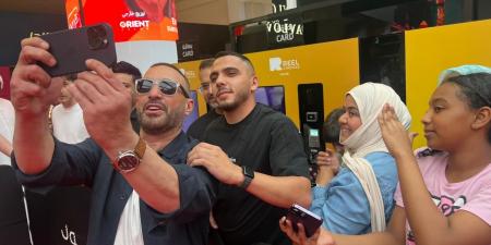 شاهد.. أحمد السقا يقدم عرض أكشن فى احتفال عرض فيلم "أحمد وأحمد" بالإمارات  - بوابة اخر ساعة
