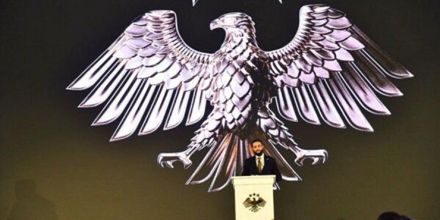 الشرع خلال حفل إطلاق الشعار الجديد للجمهورية: سوريا لا تقبل التجزئة ولا التقسيم - بوابة اخر ساعة