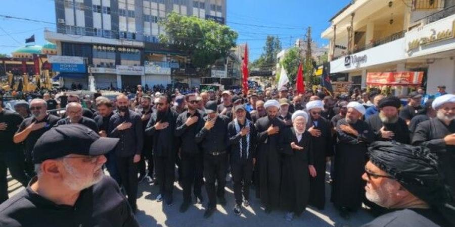 إقامة مسيرة التاسع من محرم في مدينة النبطية - بوابة اخر ساعة