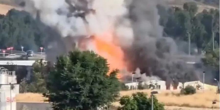 سحابة سامة قرب مدريد وتحذير من مغادرة المنازل - بوابة اخر ساعة